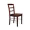 International Concepts Set of 2 Madrid Ladderback Chairs, Espresso C581-2P - alternate 9